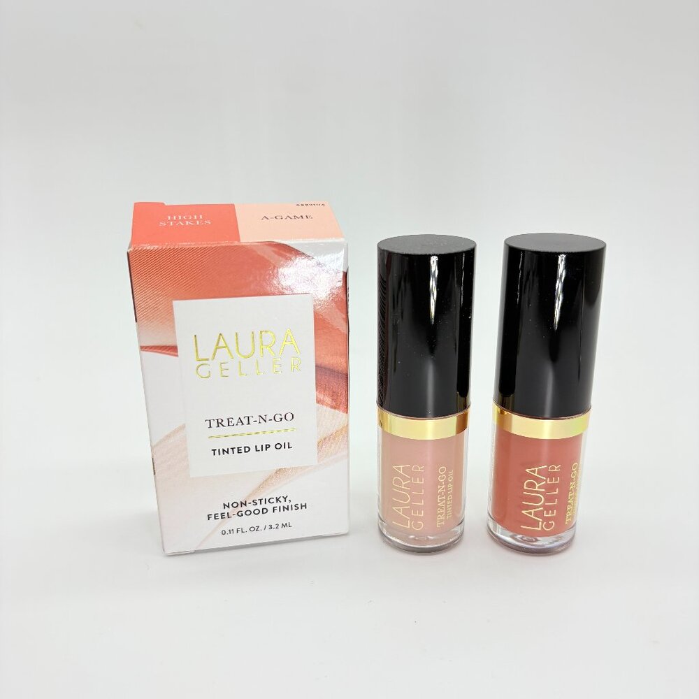 LAURA GELLER Treat N Go Tinted Lip Oil HIGH STAKES - A GAME